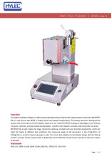 Load image into Gallery viewer, Melt Flow Indexer MFI452B - Hylec Controls