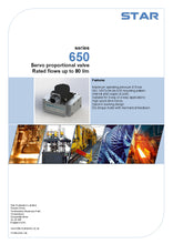 Load image into Gallery viewer, STAR Series 650 Servo Proportional Valve - Hylec Controls