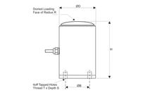 Load image into Gallery viewer, Applied Measurements CCDDT Dome Top Column Load Cell - Hylec Controls