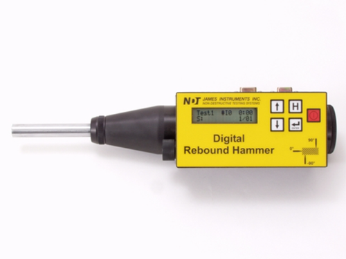 Digital Rebound Hammer for concrete compressive strength analysis - Hylec Controls