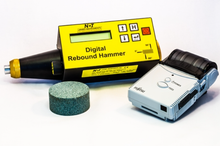 Load image into Gallery viewer, Low Impact Digital Rebound Hammer for concrete compressive strength analysis - Hylec Controls