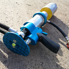 Load image into Gallery viewer, Magnum hydraulic hand held core drill range with Simplex stand-on drill stand - Hylec Controls