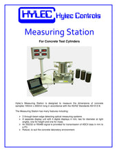 Load image into Gallery viewer, Measuring Station for Concrete Cylinders - Hylec Controls