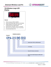 Load image into Gallery viewer, Wireless Load Pin with Transmitter - Hylec Controls