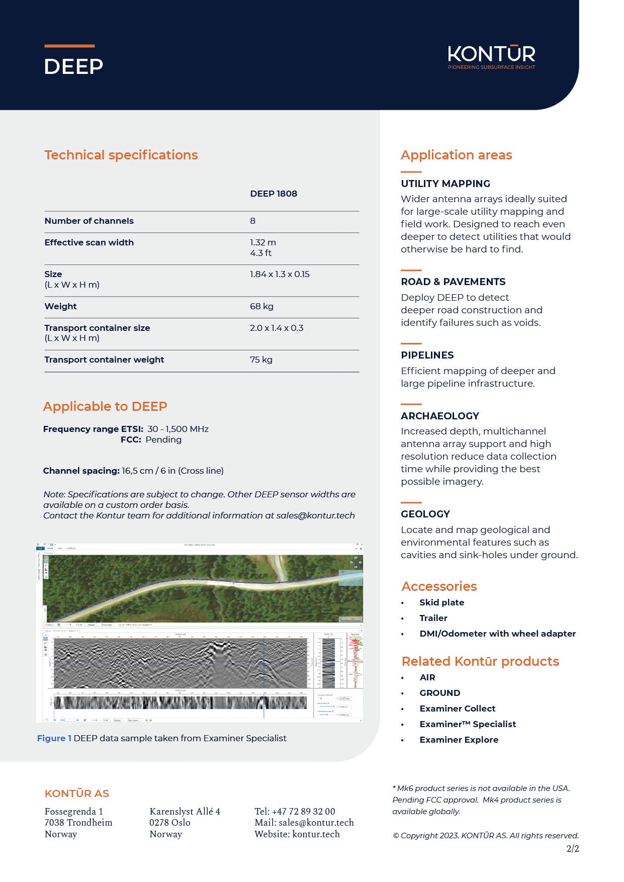 DEEP Ground Penetrating Radar (GPR) sensor | Hylec Controls