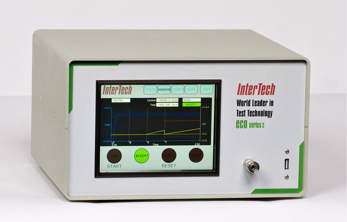 Decay Control System Eco Series 2 Pressure Decay Leak Detector