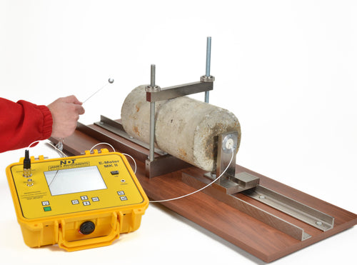 Emodumeter® for resonant frequency testing of concrete, rock, ceramics & carbon - Hylec Controls