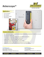 Load image into Gallery viewer, REBARSCOPE® advanced system for rebar location and bar size determination
