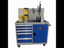 Load and play video in Gallery viewer, Pneumatic De-Mould Table for 100mm thermal moulds
